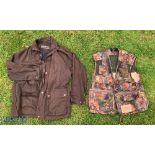 Fishing Vest & Jackets, to include a Jack Pike English Oak Camo vest as new with tags size XL, a