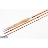 Tunbridge Wells Rods Ltd The Vale split cane fly rod alloy sliding real fittings and collars cloth
