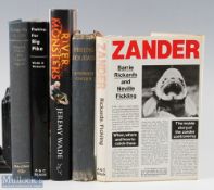 Fishing Books lot to include Zander Barrie Rickards Neville Fickling When Where and How to Catch