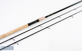 Fox 'Specialist' 12ft quiver tip rod with fuji style reel seat, cork handle, lined rings throughout,