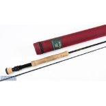 Orvis Trident TLS mid flex 6.5 carbon fly rod 9ft 2pc line 6 # double up locking reel seat handle