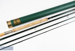 R Winston Rod co 14ft Spey rod 8 3/4oz, serial no 54210 with 25" cork handle, maple reel seat,