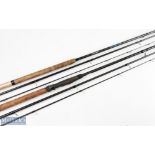 Shakespeare tetra elite match carbon rod 3.9 mtr 3pc line 3 lb, 24 inch handle with up locking