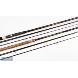 A Browning aggressor high modulus carbon match rod, 13 foot 3pc 12/20g, 22 inch handle with up