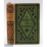 Davy John - The Angler in the Lake District, published 1857 1st edition original green cloth binding