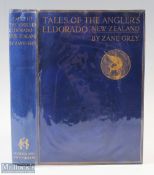 Grey Zane Tales of the Angler's Eldorado New Zealand - Hodder & Stoughton, London, 1926. First