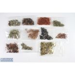 11x packs of dry flies, various sizes (18 to 10) over 800 - klinks/upwings - fantastic