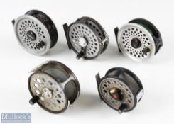 Selection of fly reels (5) features 3 ½" W Cobra Farlow's London fly reel, Intrepid Gear fly 3 ½"