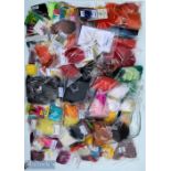 Several lifetime's collection of natural tying material - Over 12 very large packs of artic fox /