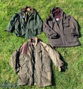 3x Fishing Hunting Sports Coats Jackets, size S-XL with makers of Nomad Ventx Xl, Timberland size S,