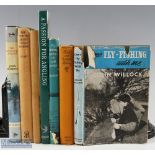 7x Fly fishing books, to include 1955 The Immoral Trout by Eric Taverner & W E Barrington-Browne,