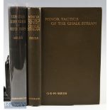 2x G E M Skues Fishing Books - minor tactics of the chalk stream 1910, side lines side lights &