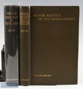 2x G E M Skues Fishing Books - minor tactics of the chalk stream 1910, side lines side lights &