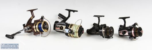 Selection of Fixed spool reels (4) features Ryobi GX-50 surf and salt water stamped Made in Japan to