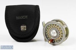Fine Hardy 2 ¾" The Duchess fly reel foot stamped A56203, 2x U shaped line guides, quick release