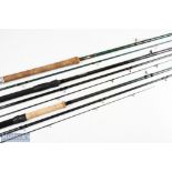 Mitchell dominator carbon match rod number a128, 12 foot 3pc 23 inch composite handle with plastic