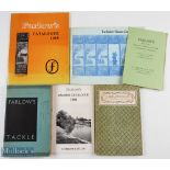 1938-1970 Farlow's Fishing Catalogues, to include 1938,1960m+price list, 1966 salmon catalogue,