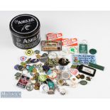 Collection of Modern Fishing Badges, keyrings magnets, etc