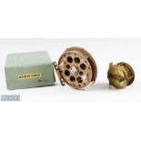 Grice and young Ltd Christchurch Golden Eagle trotting reel 4 1/4 inch spool twin screw latch twin