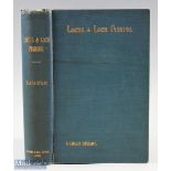 1899 Lochs & Loch Fishing Hamish Stuart, 390 page book with photographs, in original blue boards,