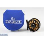 Ross Reels 'The San Miguel' One fly reel 2 5/8" in black finish, counterbalance weight, rear drag