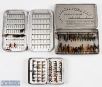 Wheatley Fly Fishing Case Boxes, to include the Wheatley Kilroy box x36 sea trout flies, a