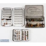 Wheatley Fly Fishing Case Boxes, to include the Wheatley Kilroy box x36 sea trout flies, a