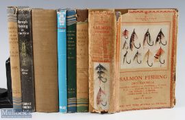 7x Trout and Salmon Fishing Books to include English and Welsh Trout Flies W H Lawrie, 1960 Nymph