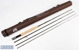 Shakespeare agility rise carbon fly rod 9ft 4pc line 4 # alloy up locking reel seat with wood insert