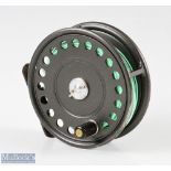 Hardy Bros St John 3 7/8" alloy trout fly reel with ribbed bras foot, rim tensioner, light surface