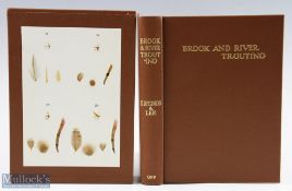 Edmonds & Lee - Brook & River Trouting 1980 edition by the orange partridge press, limited No 260 of
