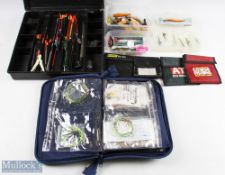 A large selection of terminal tackle to include - Galaxy large compartment box with floats and
