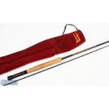 Bruce and Walker Hexagraph American River trout hand built in England fly rod 8 foot 2pc line 3/