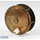 Army & Navy 105 Victoria Street, Westminster, Patent Hercules solid brass centre pin reel, 5"