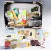 A huge collection of synthetic tying materials to include Sparton Flexible Floss / Lureflash Floss /