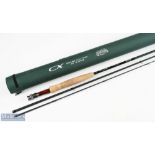 Cortland CX fly CX390 carbon fly rod 9ft 3pc line 4 # double up locking alloy reel seat with burr