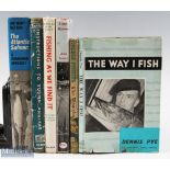 Fishing Book selection to include The Way I Fish Dennis Pye 1964, Coarse Fishing Alan Wrangles 1966,