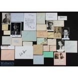 ENTERTAINMENT - ACTORS group of approx. 60 signed pieces by various acting personalities