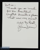 ENTERTAINMENT - HOLLYWOOD - BRUCE DERN, als thanking his correspondent for a 'beautiful crystal