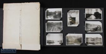 PHOTO ALBUM - MIDDLE EAST - PALESTINE photo album compiled c1943 showing approx. 58 snapshots