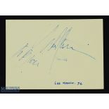 ENTERTAINMENT - HOLLYWOOD - LEE MARVIN signature on an album page