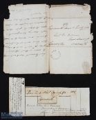 NAVAL - NELSON ERA - EDWARD PELLOW, VISCOUNT EXMOUTH - 'THE HERO OF ALGIERS' autograph letter signed