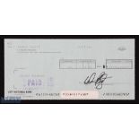 ENTERTAINMENT - HOLLYWOOD - WARREN BEATTY cheque signed dated May 10th 1974 in the sum of $20,160.