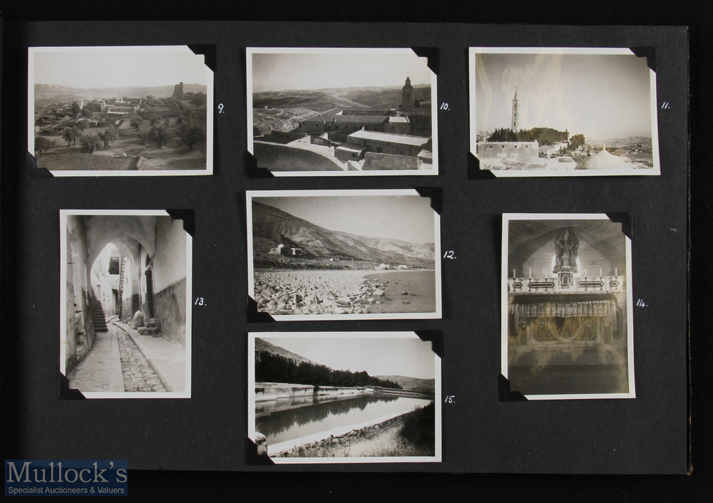 PHOTO ALBUM - MIDDLE EAST - PALESTINE photo album compiled c1943 showing approx. 58 snapshots - Image 2 of 5