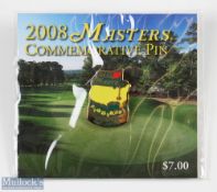 2008 Masters Golf Tournament Commemorative enamel pin badge - won by Trevor Immelman - on the