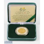 2011 Masters 75th Golf Tournament Commemorative silver and gilt medal - winner — Charl