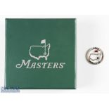 2015 Official Masters 'Scotty Cameron Handcrafted' circular map/flag round golf ball marker - in