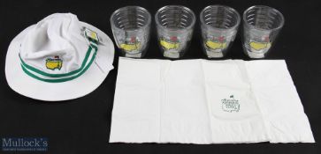 Collection of Masters Golfing Cups and other official merchandise (6) - clear view plastic with