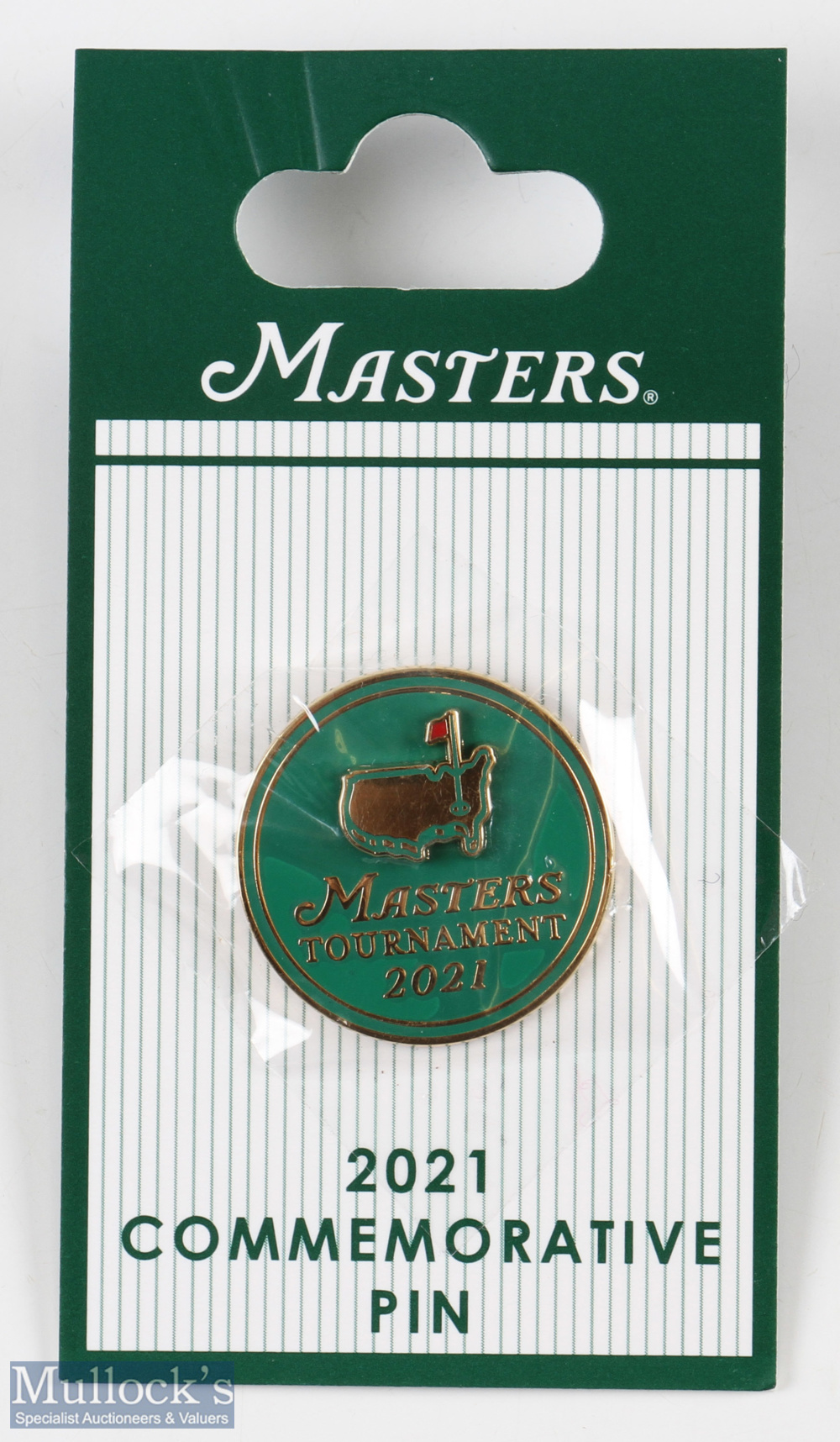 2021 Masters Golf Tournament Commemorative enamel pin badge - won by Hideki Matsuyama, the first