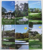 Collection of National Augusta Golf Club Masters Spectator Guide Booklets from 2004-2018 (6) -